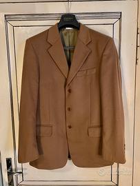 Giacca uomo in cashmere color cammello vintage 90s