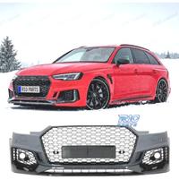 PARAURTI ANTERIORE AUDI A4 B9 15-19 LOOK RS4 PDC N