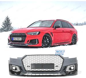 PARAURTI ANTERIORE AUDI A4 B9 15-19 LOOK RS4 PDC N