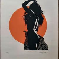 Litogragrafia firmata Kawahiro (Kawa / Hiro)