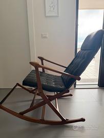 Sedia a dondolo fratelli reguitti design italiano