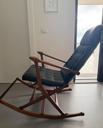 Sedia a dondolo fratelli reguitti design italiano