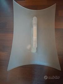 plafoniera - lampadario in vetro satinato