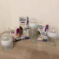 Set biberon in vetro avent