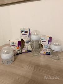 Set biberon in vetro avent