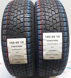 2 GOMME 195 65 15 FIRESTONE BR958