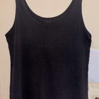 Canottiera nera basic