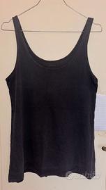 Canottiera nera basic