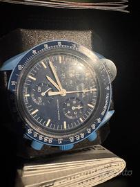 Swatch x Omega MoonSwatch Naptune MAI INDOSSATO