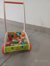 Set costruzioni con carrettino