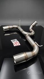 Terminale inox Doppio maggiorato Wrangler jk