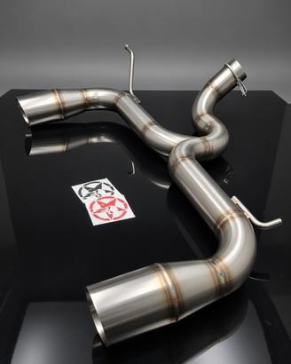 Terminale inox Doppio maggiorato Wrangler jk