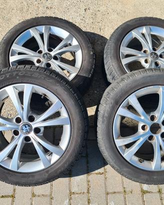 set cerchi giulietta 16" lega e pneumatici m+s