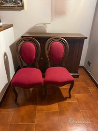 Coppia di poltroncine vintage