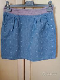 Mini gonna jeans t.42