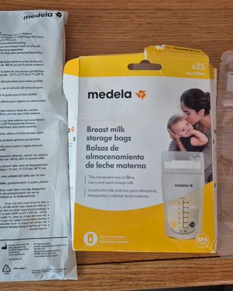 Sacchetti contenitore latte Medela
