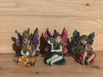 Lotto 3 Fatine Del Bosco Mondo Elfi