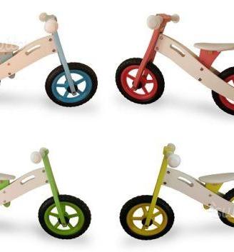 Bici senza pedali in legno per equilibiro bambini