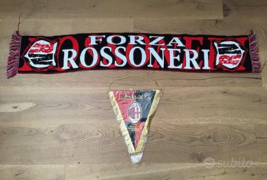 Gagliardetto+sciarpa Milan