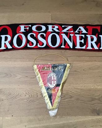 Gagliardetto+sciarpa Milan