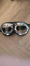 Occhiali  moto imbottiti lenti fume'