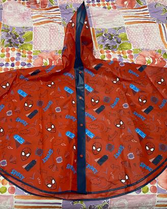 impermeabile poncho Spiderman