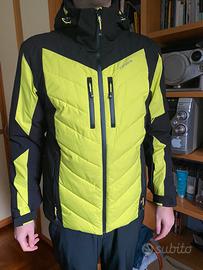 Giacca sci uomo Icepeak giallo fluo e nero