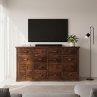 Cassettiera antica vecchia farmacia Mobile vintage