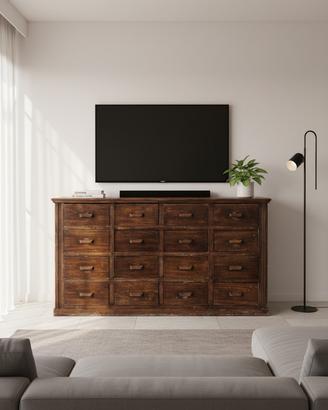 Cassettiera antica vecchia farmacia Mobile vintage