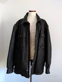 Giacca vintage Think Pink anni '90 in pelle