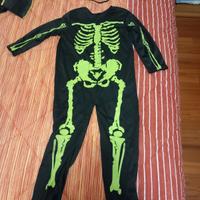 vestito scheletro carnevale/Halloween 