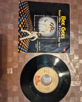 Bee Gees 45 giri Stayin Alive If I canti have you