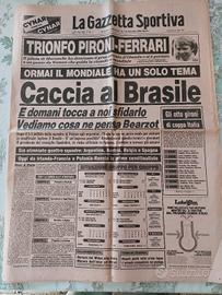 GAZZETTA DELLO SPORT  1982