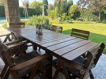 Tavolo da giardino allungabile Foppapedretti