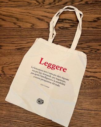 Borsa Einaudi Leggere Cortazar Originale e Nuova