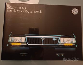 Depliant brochure Lancia Thema 1990