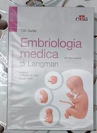 embriologia langman praticamente nuovo 