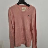 Maglioncino rosa/ pesca hollister