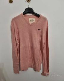 Maglioncino rosa/ pesca hollister