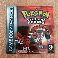 Pokemon Rubino - Gameboy Advance CIB Come Nuovo
