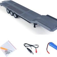 Rimorchio Huina 1502 1:18 Grigio per Camion Scania