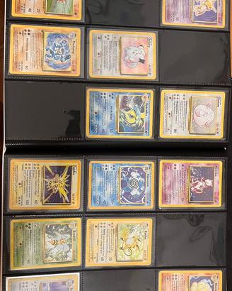 Carte pokemon, album semi completo vintage
