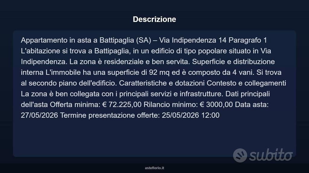 Appartamento – Battipaglia, Salerno - Vista 3