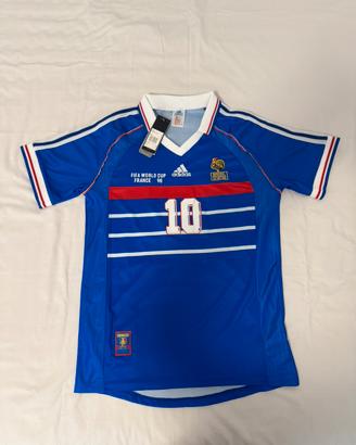 Maglia Francia Mondiali 1998 Zidane 10 Taglia L