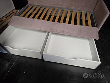 letto con cassetti sotto