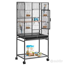 Gabbia Uccelli 625 x 425 x 1370 mm Ferro Battuto