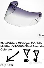 Visiera shoei CX per Multitec