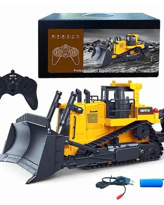 Bulldozer RC Huina 1554 1/14 2.4GHz pala Mobile