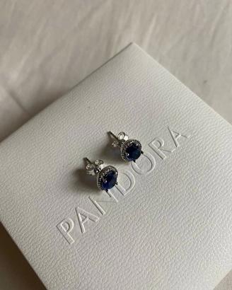 Pandora 290040C01 Orecchini Pietre Blu