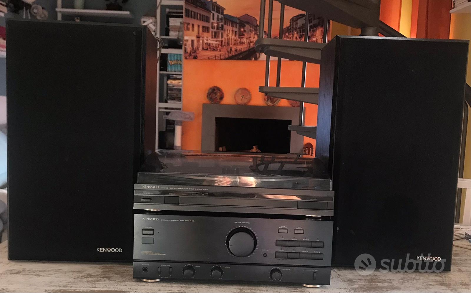 Amplificatore Kenwood con Giradischi e Casse Audio/Video In vendita a